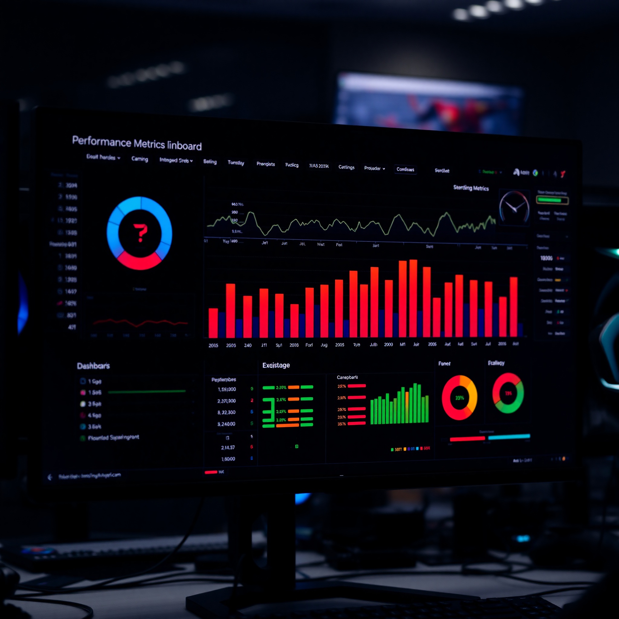 Gráfico de rendimiento comparativo mostrando mejoras en velocidad con UI de colores sólidos
